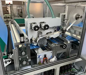 Side Adhesive Drape Folding Machine Hot Melt Glue