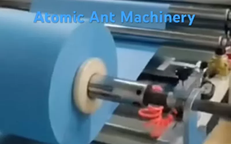Video of Side Adhesive Drape Folding Machine Hot Melt Glue