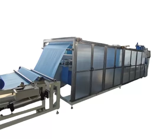 Waterproof toilet seat cover folding machine