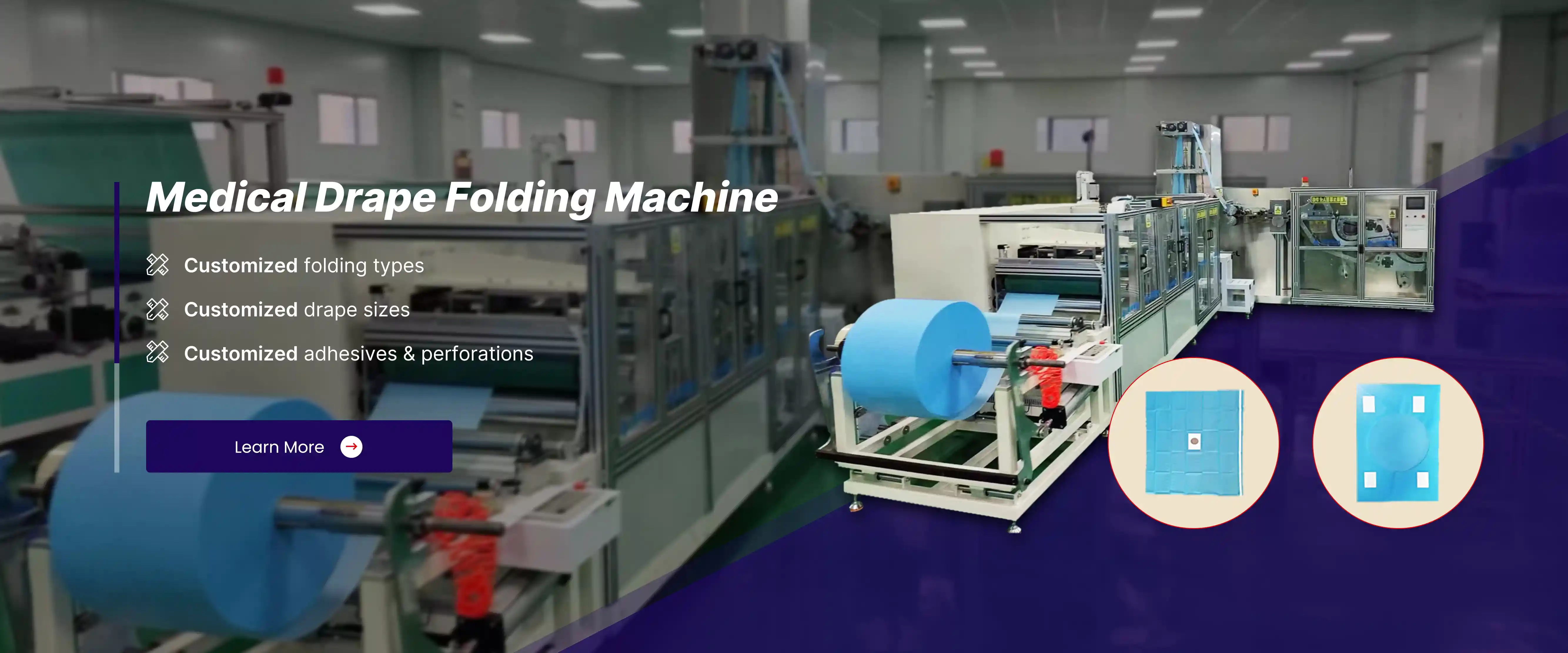Medical Drape Folding Machine