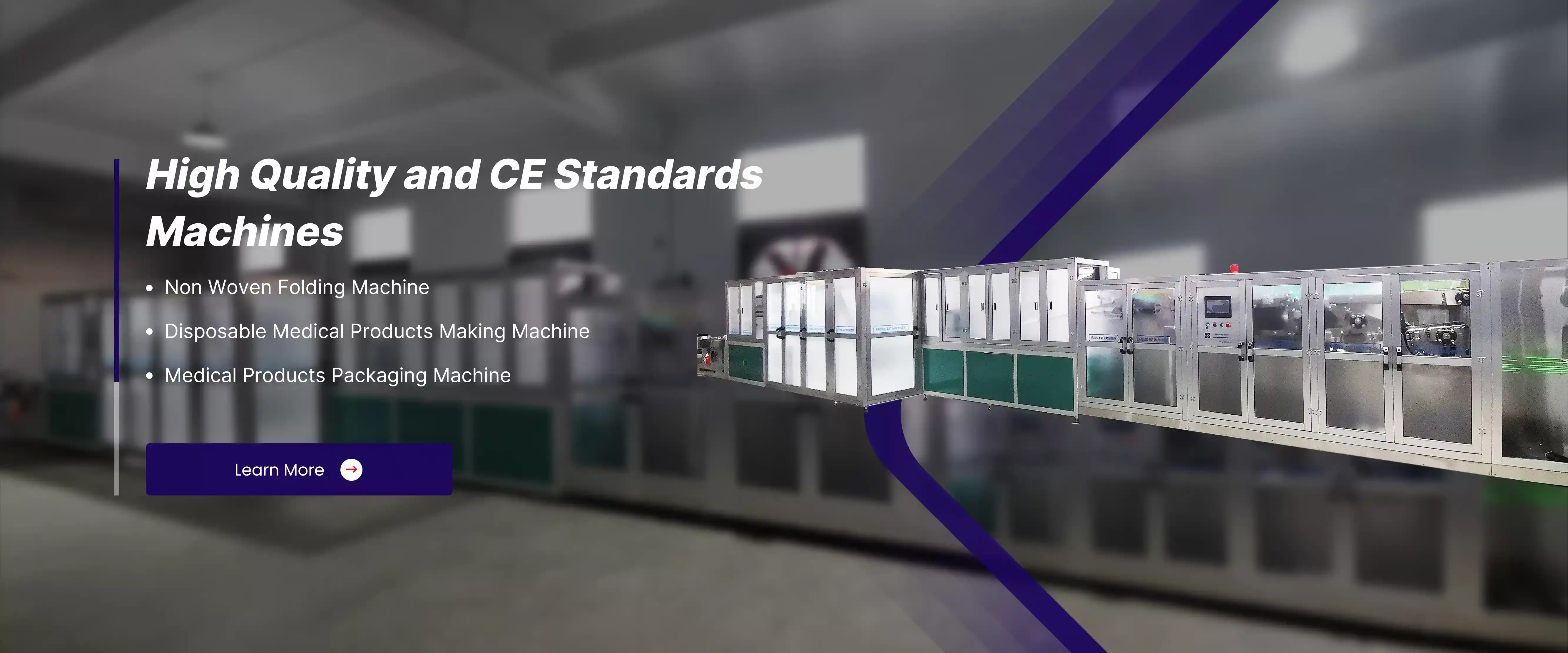 High Quality and CE Standards Machines