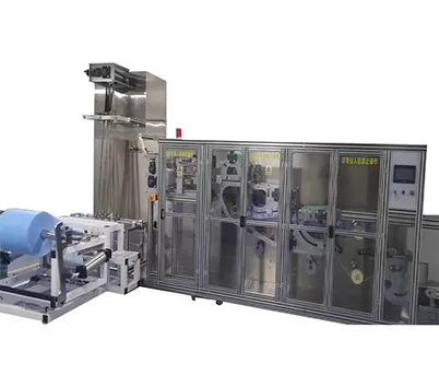 fabric zigzag folding machine